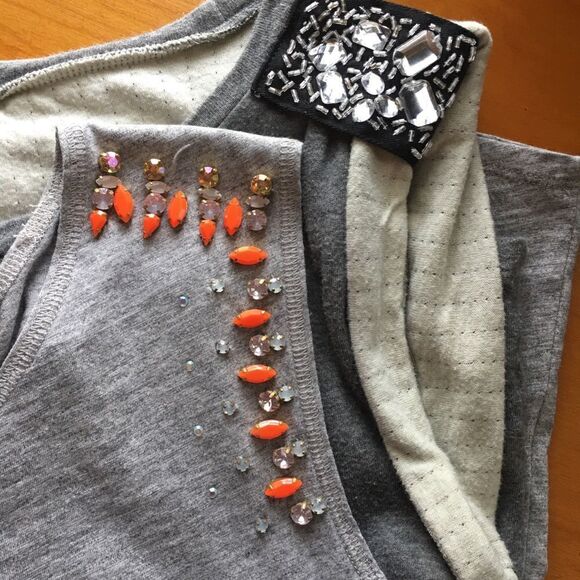 Bundle J. Crew and Gap jeweled tees - Picture 3 of 9